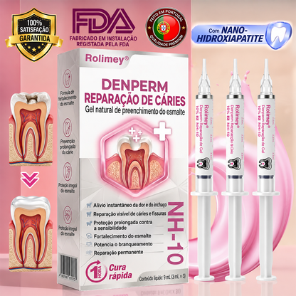 🇵🇹 Bremvik®🎐🎐 DenPerm Gel Natural Reparador de Cáries e Restaurador do Esmalte Dentário