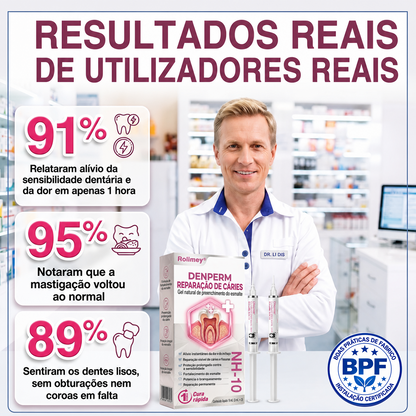 🇵🇹 Bremvik®🎐🎐 DenPerm Gel Natural Reparador de Cáries e Restaurador do Esmalte Dentário