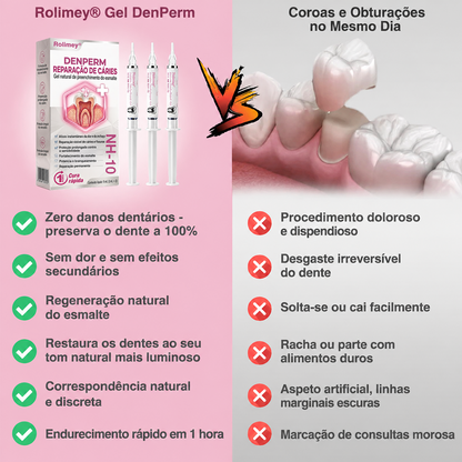 🇵🇹 Bremvik®🎐🎐 DenPerm Gel Natural Reparador de Cáries e Restaurador do Esmalte Dentário