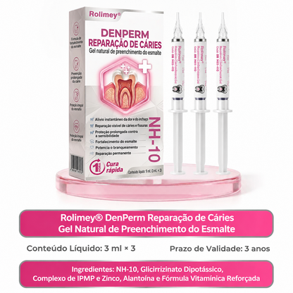 🇵🇹 Bremvik®🎐🎐 DenPerm Gel Natural Reparador de Cáries e Restaurador do Esmalte Dentário