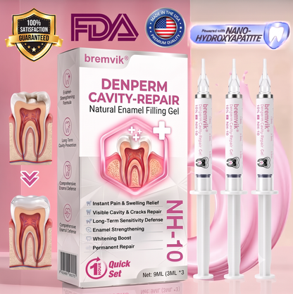 🇺🇸Bremvik® DenPerm Cavity-Repair Natural Enamel Filling Gel